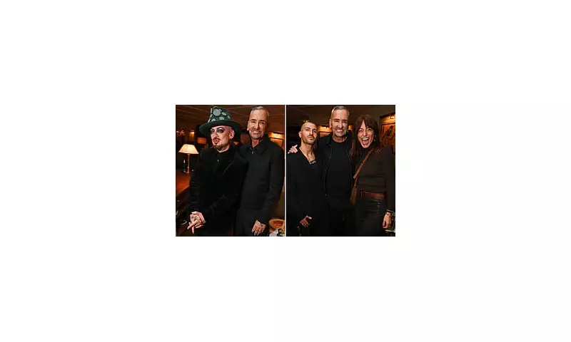 DJ Fat Tony's 60th Birthday: Boy George & Celebs Toast in London