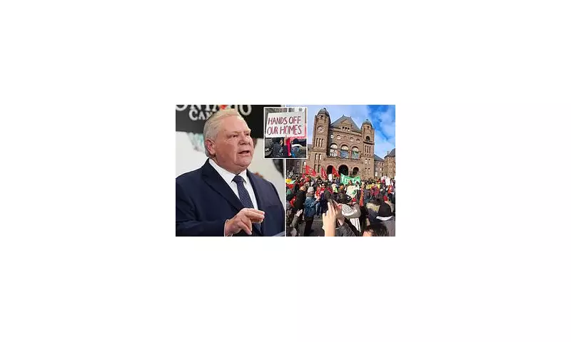 Doug Ford Tells Protestors 'Go Find a Job' as Ontario Passes Landlord Power Bill