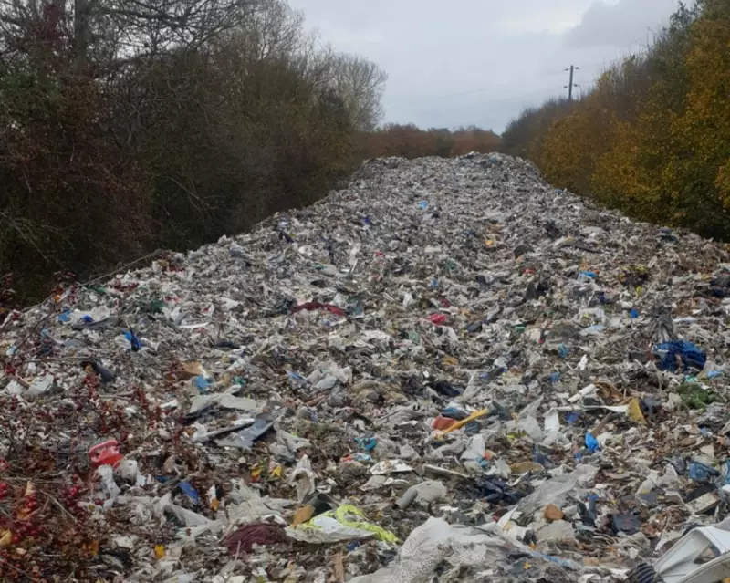Fly-Tipping Crisis: Oxfordshire 'Mountain' of Waste Threatens River
