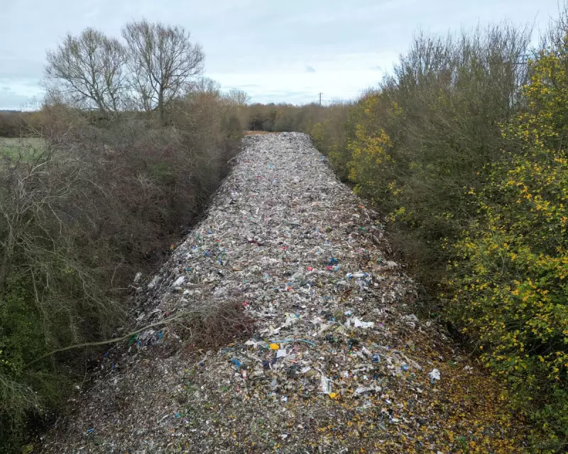 Fly-Tipping Scandal: Oxfordshire River Polluted by Illegal Waste Dump