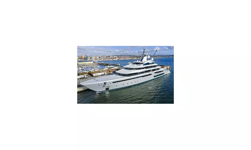Gaming Mogul's £300m Superyacht Leviathan Docks in Poole