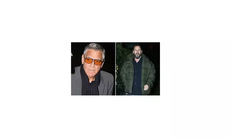 George Clooney & Adam Sandler's London Outing Ahead of Netflix Film