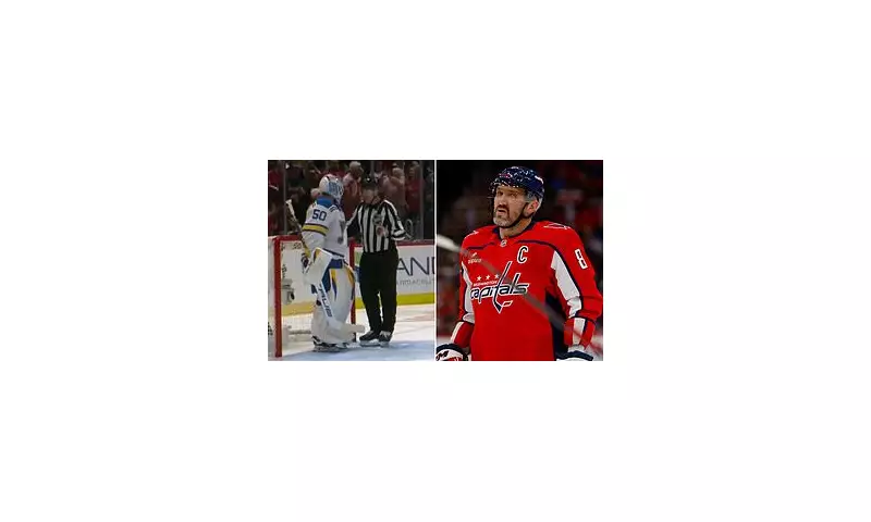 Goalie Gate: Binnington's Controversial Puck Snatch After Ovechkin's 900th Goal Assist