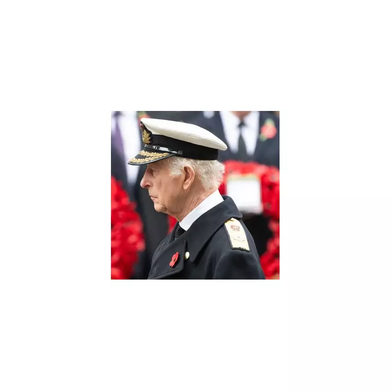 King Charles Leads Solemn Remembrance Sunday at Cenotaph