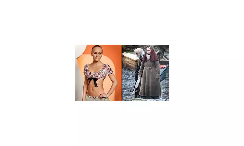 Lily-Rose Depp Transforms for Medieval Horror Film Werwulf in Surrey