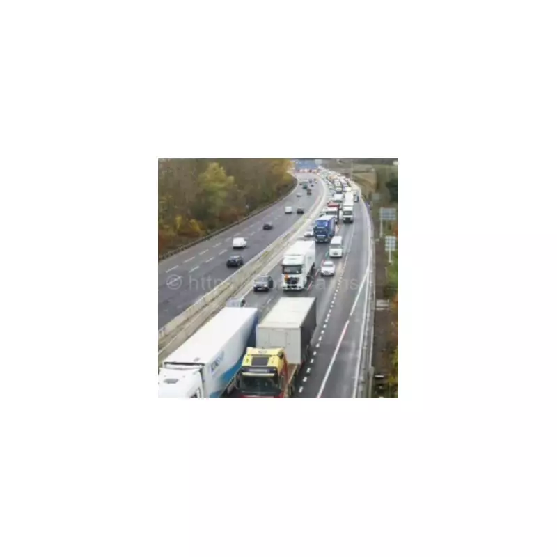 M1 Motorway Chaos: 90-Minute Delays After Multi-Vehicle Crash Brings Traffic to Standstill