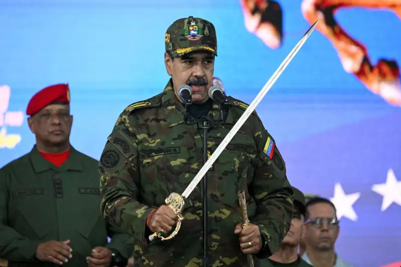 Maduro Waves Bolivar's Sword Vowing to Fight US 'Imperialist Aggression'