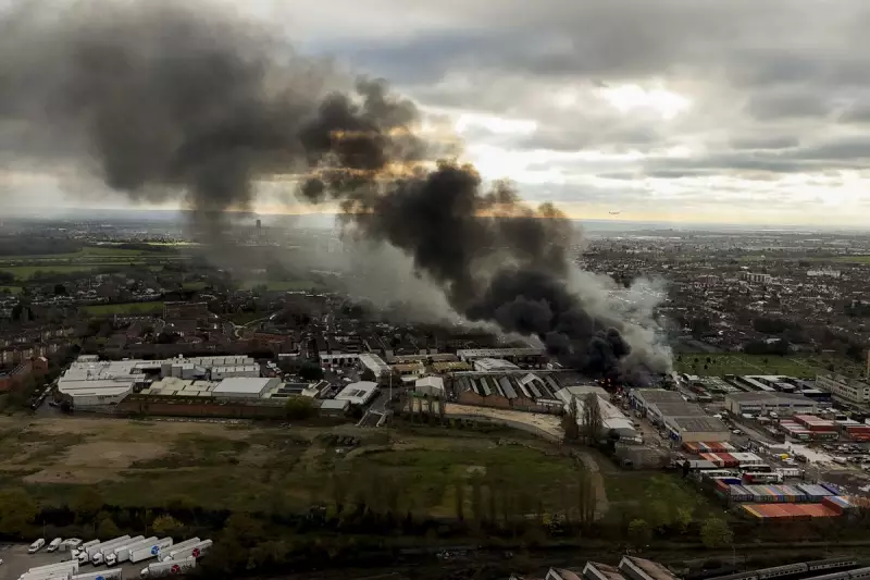 Major Incident Stands Down After Southall Warehouse Fire