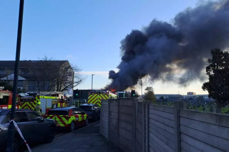 Major West London Warehouse Fire: 150 Firefighters Battle Blaze