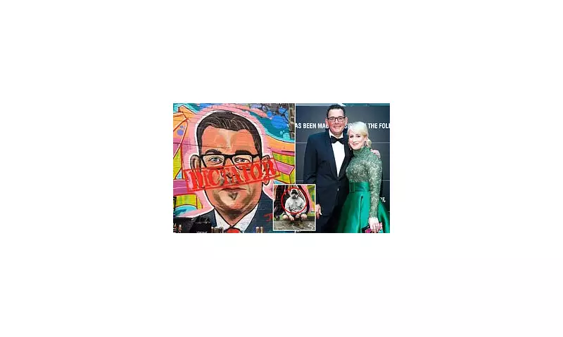 Melbourne Mural Brands Ex-Premier Daniel Andrews a 'Dictator'