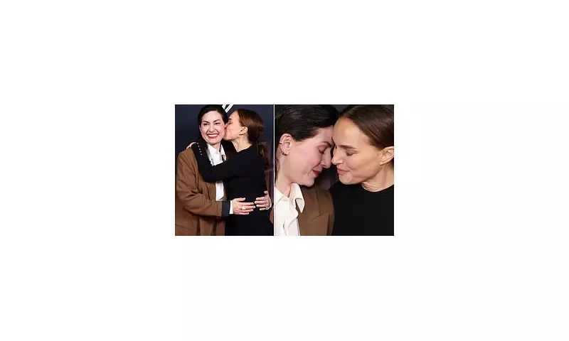 Natalie Portman's Sweet Reunion with Director at Paris Premiere