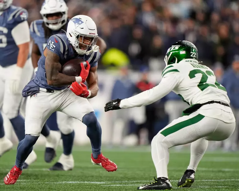 Patriots Dominate Jets 27-14 as Rookie TreVeyon Henderson Scores Three Touchdowns