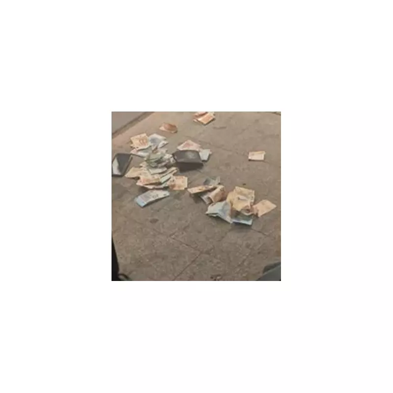 Police Catch Casino Thief After He Leaves Trail of Banknotes