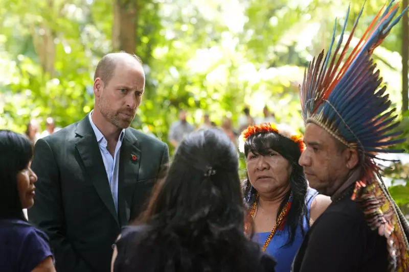 Prince William pledges support to Brazil's Amazon 'guardians'