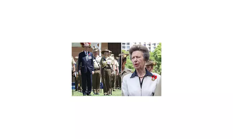Princess Anne's Solemn Tribute at Sydney's Anzac Memorial
