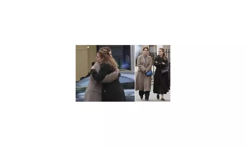 Princesses Beatrice and Eugenie Share Emotional Hug as Father Loses Titles