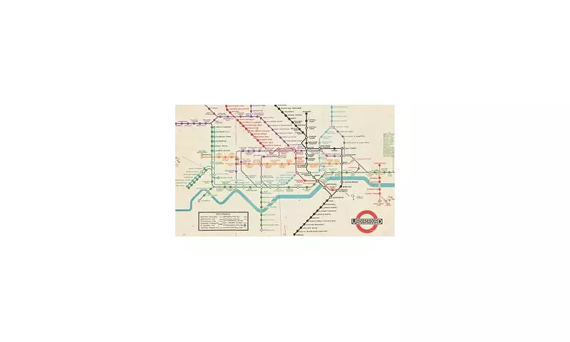 Rare 1932 Harry Beck Tube Map Draft Heads to Auction for £100k