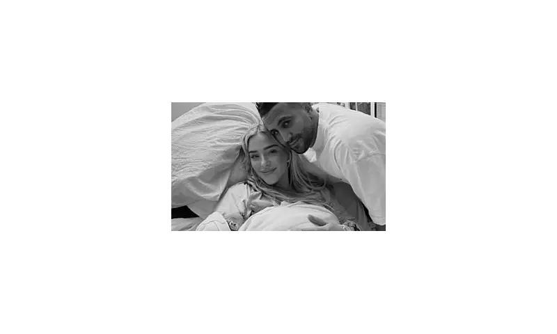 Riyad Mahrez and Taylor Ward Share First Photos of Newborn Son