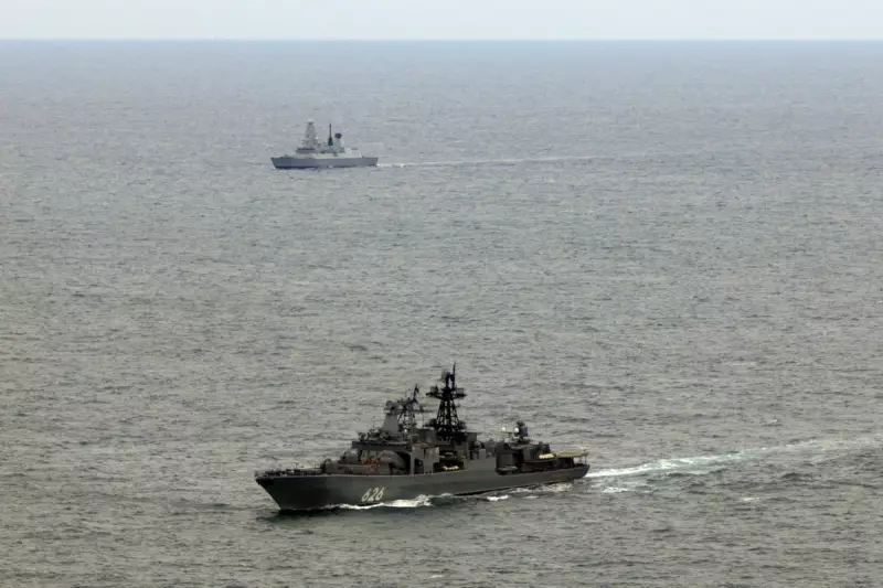 Royal Navy Intercepts Two Russian Warships in English Channel