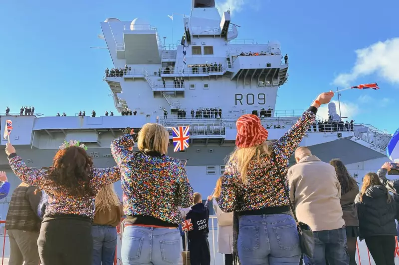 Royal Navy's HMS Prince of Wales Returns in Largest Homecoming in 20 Years