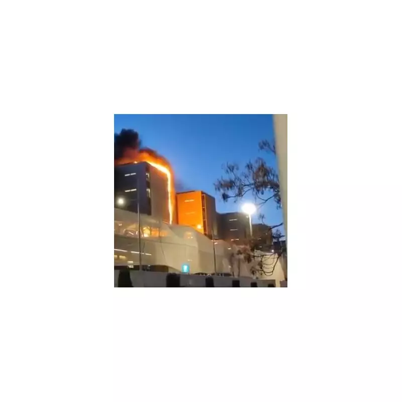 Santa Lucia Hospital Fire: Patients Evacuate as Flames Engulf Floors