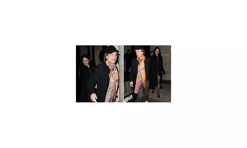 Sir Mick Jagger & Melanie Hamrick Step Out at London Film Bash