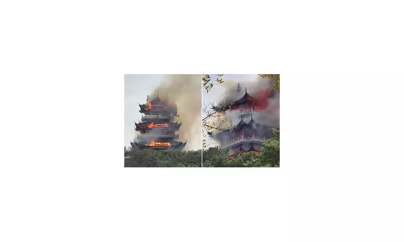 Tourist Blamed for Burning Down Sacred Chinese Temple in Fire