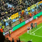 Aston Villa's Donyell Malen Struck by Missile in Europa League Clash