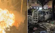 Dramatic Car Explosion Rocks New York City Street in Terrifying Blaze