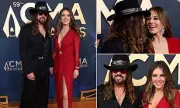 Elizabeth Hurley and Billy Ray Cyrus Shine at CMA Awards 2025