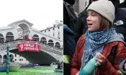 Greta Thunberg Banned from Venice After Grand Canal Green Dye Protest