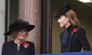 Kate and Camilla Share Warm Exchange at Remembrance Sunday Service
