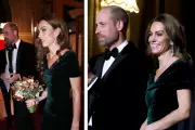 Kate's Green Velvet Gown Nods to Diana at Royal Variety 2025