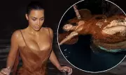 Kim Kardashian's Ocean Photoshoot in Historic McQueen Gown Sparks Sister's 'Freak' Jibe