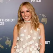 Kylie Minogue Stuns in Cheryl-Style Outfit During London Night Out