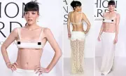 Lily Allen's Daring Lace Bra Look & Cryptic Messages Steal Spotlight at CFDA Awards