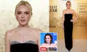 Lindsay Lohan Stuns at Fashion Trust Arabia Awards in Doha