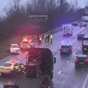 M4 Traffic Chaos: Person Cut From Vehicle After Four-Car Pile-Up