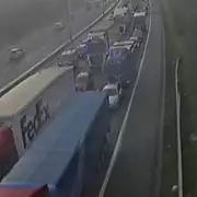 M5 Chaos: 90-Minute Delays After Van Overturns, Lanes Closed