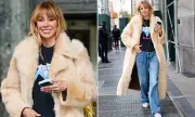 Olivia Attwood Touches Down in NYC: Love Island Star's Solo Work Trip Turns Heads in Furry Fashion