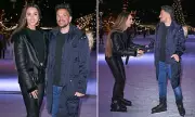 Peter Andre and wife Emily MacDonagh share intimate ice skating date at London rink launch