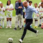 Prince William Shows Off Impressive Sports Skills During Emotional Homeless Charity Visit