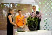 Princess Anne Honoured with Dendrobium Orchid in Singapore