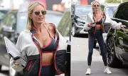 Roxy Jacenko Stuns in Activewear During Cosmetic Salon Visit in Double Bay