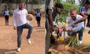 Sir David Beckham Inspires Indian Schoolchildren in Visakhapatnam Visit