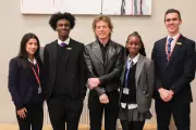 Sir Mick Jagger's surprise school visit inspires Kent students