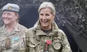 Sophie, Duchess of Edinburgh Channels GI Jane in Camouflage Outfit at Sandhurst Military Competition