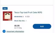 Tesco Sparks Outrage by Renaming Christmas Cake and Trees