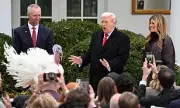 Trump Pardons Thanksgiving Turkeys in 160-Year White House Tradition