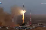 US-Russian Trio Blasts Off to ISS for 8-Month Mission